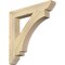 Ekena Millwork Imperial Slat Rough Sawn Bracket, Douglas Fir, 4"W x 28"D x 28"H BKT04X28X28IMP06RDF - alternate 1